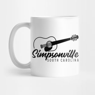 Simpsonville South Carolina Tourist Souvenir Mug